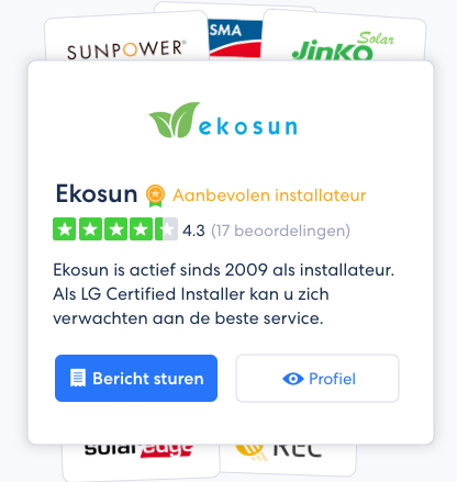 Voorbeeld van een bedrijfspagina